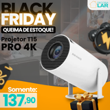 Projetor T15 PRO 4K Portátil Wifi - Até 100 Polegadas - Decora Lar